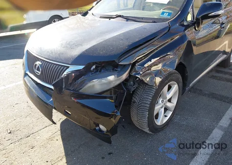 2010 Lexus Rx 350 z USA, uszkodzony, nr VIN 2T2BK1BA2AC062906